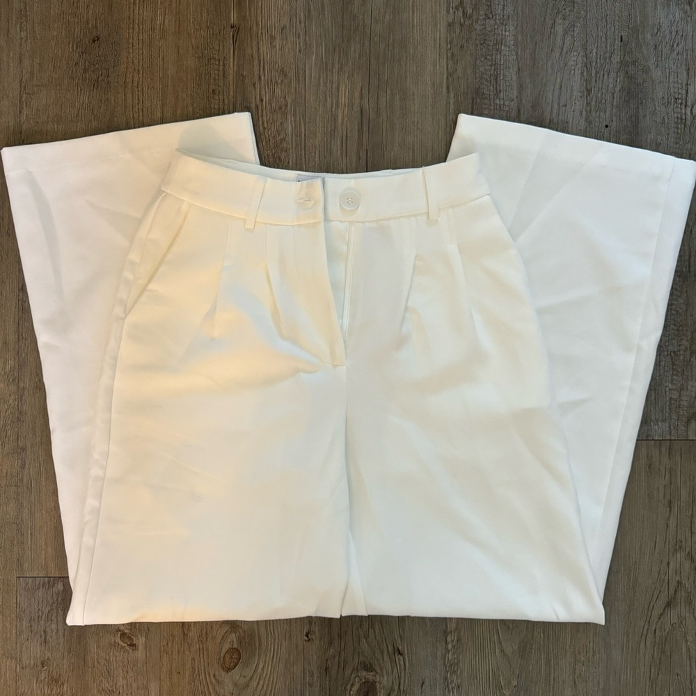 Women's White trousers Pants